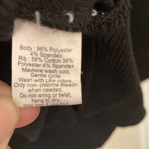 Anthropologie Calligraphie women’s black pullover - Picture 4 of 5